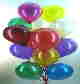 Luftballons in einer Traube